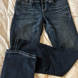 BKE Dark Blue Boot Cut Jeans